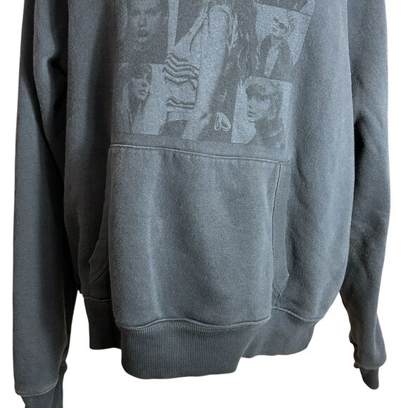 Taylor Swift The Eras Tour Official Hoodie Womens Small‎ Gray Black Swifties Fan - Picture 7 of 16